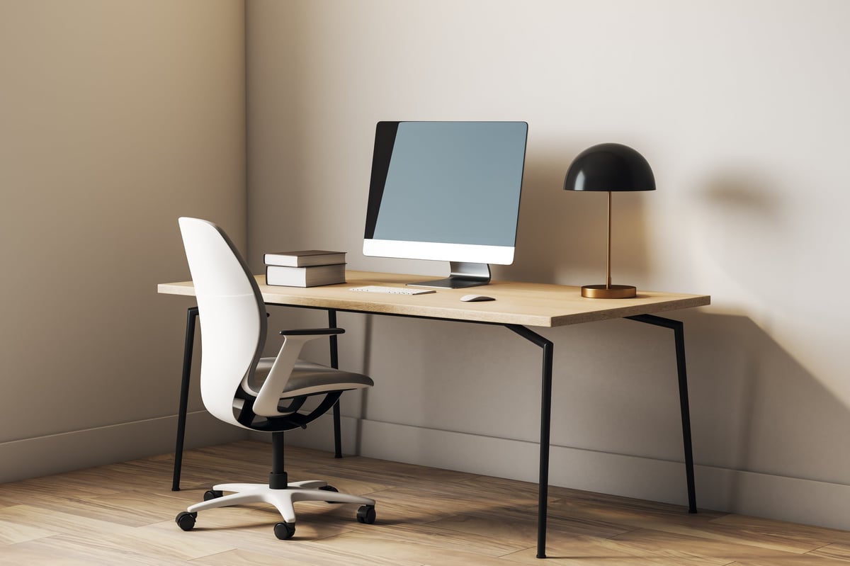 Modern office workspace